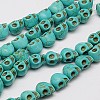 Synthetic Turquoise Beads Strands TURQ-G113-23x30mm-05-2