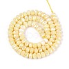 Anti-Tarnish Electroplate Glass Beads Strands GLAA-T025-6mm-11G-3