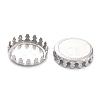 Non-Tarnish 304 Stainless Steel Cabochon Settings STAS-Y001-06A-P-3