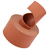 2M Flat Single Face Lychee Pattern Imitation Leather Band LC-WH0010-02B-04-1