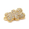 Brass Micro Pave Cubic Zirconia Pendants KK-Q772-05G-3