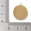 304 Stainless Steel Pendants STAS-G352-05G-3