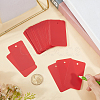 100Pcs PVC Plastic Blank Big Pendants KY-SP0001-72A-3