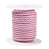 Braided Cowhide Leather Cord NWIR-N005-01Q-4mm-2