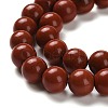 Natural Red Jasper Beads Strands G-I199-25-8mm-3