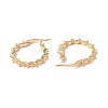 Brass Hoop Earring Finding KK-P223-24G-2
