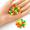 300Pcs 3 Colors Resin European Large Hole Beads RESI-YW0001-35-3