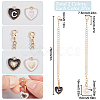 2 Sets Alloy Enamel Cup Pendant Decorations HJEW-SC0001-56C-2