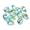 Transparent Glass Charms X-GLAA-O017-01C-1