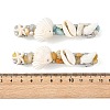 4Pcs 4 Styles Natural Shell Hair Barrettes PHAR-TA000013-4