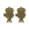 Tibetan Style Alloy Pendants TIBEP-L019-01AB-2