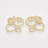 Alloy Open Back Bezel Pendants X-PALLOY-S121-87-1