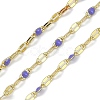 Rack Plating Brass Dapped Chains AJEW-Q153-02G-09-1