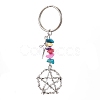 Tibetan Style Alloy Keychain KEYC-JKC00708-03-1