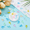 70Pcs 7 Colors Luminous Transparent Resin Shark Ornaments DJEW-SC0001-23-5