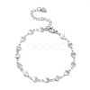 Tarnish Resistant 304 Stainless Steel Link Chain Bracelets BJEW-I295-16P-1