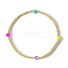1Pc Bohemian Glass Seed Beads Stretch Bracelet for Women LN2670-2-2