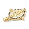 Brass Micro Pave Cubic Zirconia Pendants ZIRC-P200-11A-G02-3