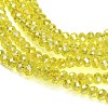 Electroplate Glass Beads Strands GL-CBAA615-02A-3