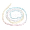 Transparent Gradient Color Glass Beads Strands GLAA-G101-2mm-01-4