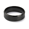 201 Stainless Steel Plain Band Ring for Men Women RJEW-WH0010-06H-MB-2