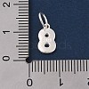 Number Series 925 Sterling Silver Charms STER-Q002-01I-3