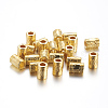 Golden Alloy Column Beads K08WS012-2