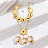 Bohemian Brass Finger Ring Bracelets KT1838-2-3
