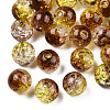 Transparent Crackle Acrylic Beads CACR-N002-16A-2