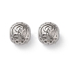 304 Stainless Steel Rhinestone European Beads STAS-A092-10L-P-1