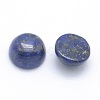 Natural Lapis Lazuli Cabochons G-P393-R11-6mm-2