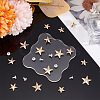 30 Sets 3 Style Zinc Alloy Garment Semi-Tublar Rivets FIND-AR0003-49-4