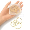 16Pcs 4 Size Brass Hoop Earring Findings KK-YW0001-95-4