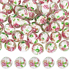 60Pcs Handmade Glod Sand Lampwork Beads LAMP-PA0001-57-1