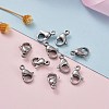 Tarnish Resistant 304 Stainless Steel Lobster Claw Clasps STAS-AB12-5