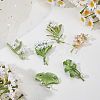 6Pcs 6 Styles Enamel Pins JEWB-FH0003-10-4