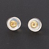 Rack Plating Brass Ear Nuts FIND-G036-04G-2