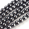 Non-Magnetic Synthetic Hematite Beads Strands HEMA-8D-3-1