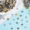 160Pcs 4 Colors Brass Studs Rivets KK-GF0001-23B-4