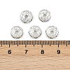 Brass Grade A Rhinestone Spacer Beads RB-A004-4-3