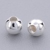 Brass Smooth Round Beads X-EC400-1S-2