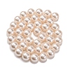 Baking Paint Pearlized Glass Pearl Round Bead Strands PEAR-H019-02D-02-2