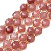 Natural Strawberry Quartz Beads Strands GG-NH0014-A01-2