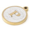 Ion Plating(IP) 201 Stainless Steel Pendants STAS-K288-02G-P-2