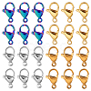 110Pcs 4 Styles 304 Stainless Steel Lobster Claw Clasps STAS-PH0006-56-1
