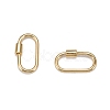 Brass Screw Carabiner Lock Charms KK-T047-07G-2
