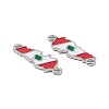 Alloy Enamel Connector Charms FIND-C019-37P-2