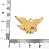 304 Stainless Steel Enamel Pendants STAS-L316-23G-03-3