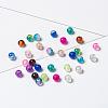 Spray Painted Crackle Glass Beads Strands CCG-JP0001-03B-4