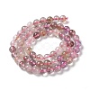 Natural Purple Rutilated Quartz Beads Strands G-M427-A01-01-3